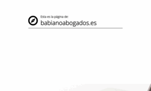 Babianoabogados.es thumbnail