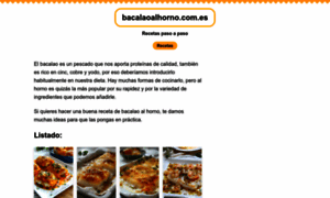 Bacalaoalhorno.com.es thumbnail