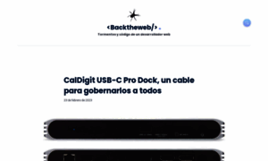 Backtheweb.com thumbnail