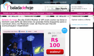 Baladadehoje.com.br thumbnail