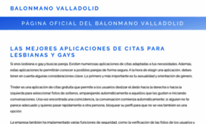 Balonmanovalladolid.es thumbnail
