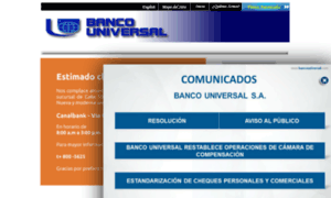 Bancouniversal.com thumbnail