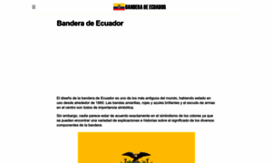 Banderadeecuador.com thumbnail