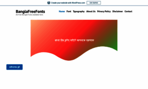 Banglafreefonts.wordpress.com thumbnail