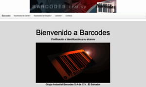 Barcodes.com.sv thumbnail