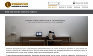 Basededatos.parquedelamemoria.org.ar thumbnail