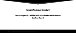 Basenjinationalspecialty.com thumbnail