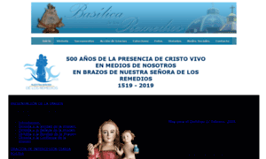 Basilicadelosremedios.com thumbnail