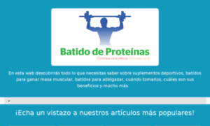 Batidodeproteina.com thumbnail