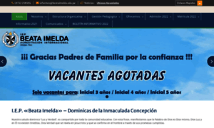 Beataimelda.edu.pe thumbnail