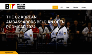 Belgiantaekwondofederation.be thumbnail