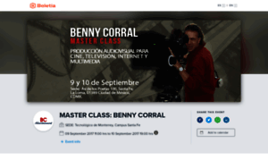 Bennycorral-masterclass.boletia.com thumbnail