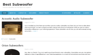 Best-subwoofer.org thumbnail