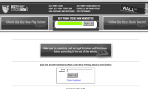 Bestpennystocksnow.com thumbnail