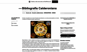Bibliografiacalderoniana.wordpress.com thumbnail