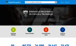 Biblioteca.mincyt.gob.ar thumbnail