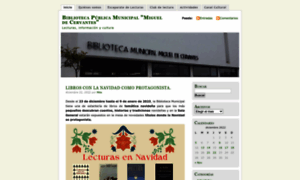Bibliotecaelvisodelalcor.wordpress.com thumbnail