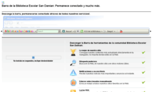 Bibliotecaescolarsandamian.toolbar.fm thumbnail