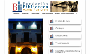 Bibliotecamanuelruizluque.org thumbnail