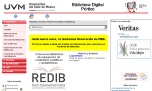 Bibliotecas.uvmnet.edu thumbnail