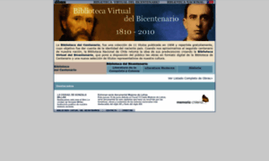 Bibliotecavirtualdelbicentenario.cl thumbnail