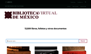 Bibliotecavirtualdemexico.cultura.gob.mx thumbnail