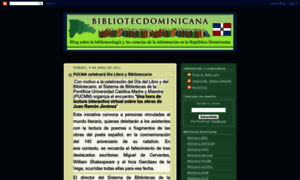 Bibliotecdominicana.blogspot.com thumbnail
