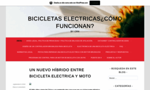 Bicicletaselectricas.wordpress.com thumbnail