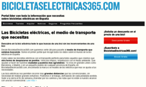 Bicicletaselectricas365.com thumbnail