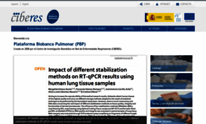 Biobancopulmonar.ciberes.org thumbnail