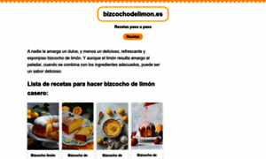Bizcochodelimon.es thumbnail