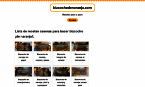 Bizcochodenaranja.com thumbnail