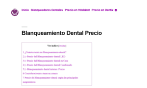 Blanqueamientodentalprecio.net thumbnail
