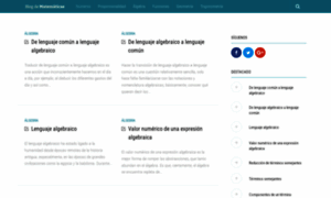 Blogdematematicas.com thumbnail