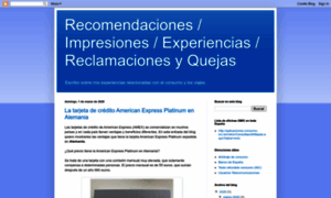 Blogreclamacion.blogspot.com thumbnail