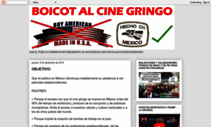 Boicotalcinegringo.blogspot.mx thumbnail