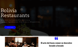 Boliviarestaurants.online thumbnail