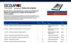 Bolsadeempleo.escolapiosemaus.org thumbnail