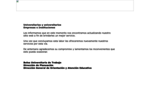 Bolsadetrabajo.unam.mx thumbnail