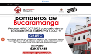 Bomberosdebucaramanga.gov.co thumbnail