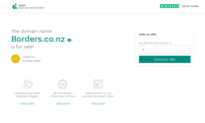 Borders.co.nz thumbnail