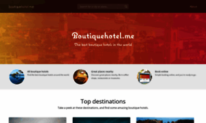 Boutiquehotel.me thumbnail