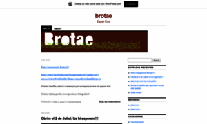Brotae.wordpress.com thumbnail