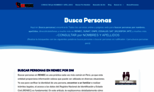 Buscapersonas.info thumbnail