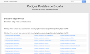 Buscarcodigopostal.net thumbnail