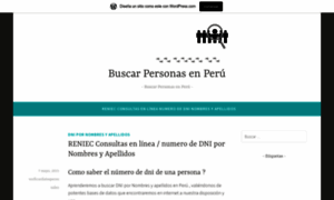 Buscarpersona.wordpress.com thumbnail