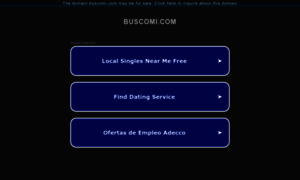 Buscomi.com thumbnail
