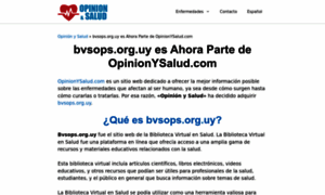 Bvsops.org.uy thumbnail