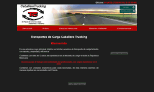 Caballerotrucking.com.mx thumbnail