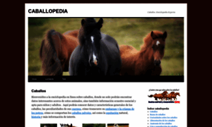 Caballopedia.com thumbnail